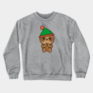 Cute sloth in hat Crewneck Sweatshirt